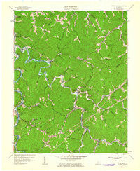 Hyden East Kentucky Historical topographic map, 1:24000 scale, 7.5 X 7.5 Minute, Year 1961