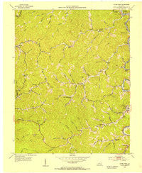 Hyden West Kentucky Historical topographic map, 1:24000 scale, 7.5 X 7.5 Minute, Year 1953