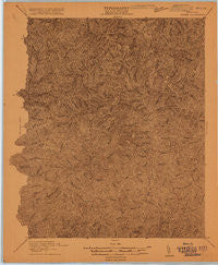 Hyden Kentucky Historical topographic map, 1:48000 scale, 15 X 15 Minute, Year 1916
