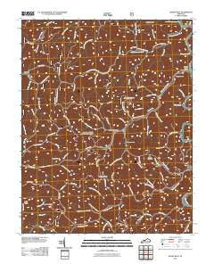Hyden West Kentucky Historical topographic map, 1:24000 scale, 7.5 X 7.5 Minute, Year 2011