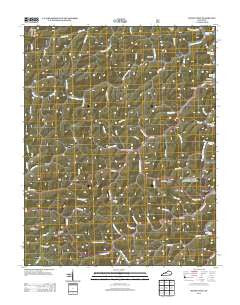 Hyden West Kentucky Historical topographic map, 1:24000 scale, 7.5 X 7.5 Minute, Year 2013