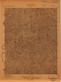 Inez Kentucky Historical topographic map, 1:48000 scale, 15 X 15 Minute, Year 1914