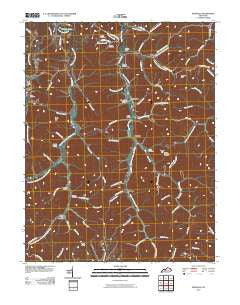 Isonville Kentucky Historical topographic map, 1:24000 scale, 7.5 X 7.5 Minute, Year 2010
