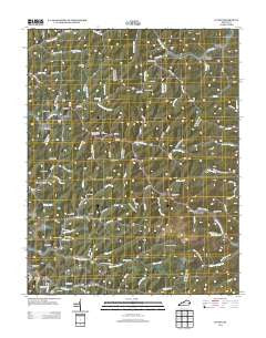 Ivyton Kentucky Historical topographic map, 1:24000 scale, 7.5 X 7.5 Minute, Year 2013