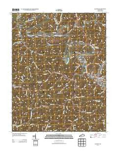 Jackson Kentucky Historical topographic map, 1:24000 scale, 7.5 X 7.5 Minute, Year 2013