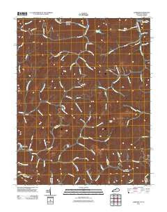 Jamboree Kentucky Historical topographic map, 1:24000 scale, 7.5 X 7.5 Minute, Year 2011