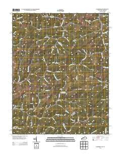 Jamboree Kentucky Historical topographic map, 1:24000 scale, 7.5 X 7.5 Minute, Year 2013