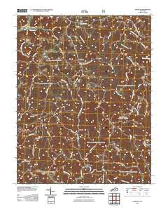 Johnetta Kentucky Historical topographic map, 1:24000 scale, 7.5 X 7.5 Minute, Year 2010