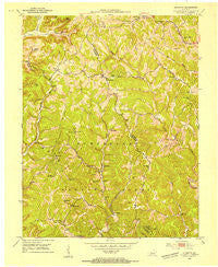 Johnetta Kentucky Historical topographic map, 1:24000 scale, 7.5 X 7.5 Minute, Year 1953