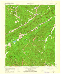 Kayjay Kentucky Historical topographic map, 1:24000 scale, 7.5 X 7.5 Minute, Year 1959