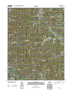 Kelat Kentucky Historical topographic map, 1:24000 scale, 7.5 X 7.5 Minute, Year 2013