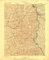 Kenova Kentucky Historical topographic map, 1:125000 scale, 30 X 30 Minute, Year 1903
