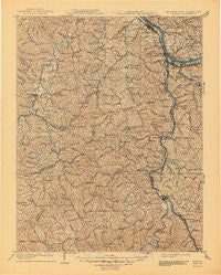 Kenova Kentucky Historical topographic map, 1:125000 scale, 30 X 30 Minute, Year 1903