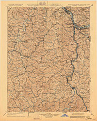 Kenova Kentucky Historical topographic map, 1:125000 scale, 30 X 30 Minute, Year 1903