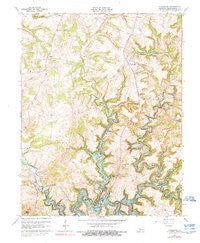 Kingswood Kentucky Historical topographic map, 1:24000 scale, 7.5 X 7.5 Minute, Year 1963