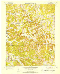 Kirkmansville Kentucky Historical topographic map, 1:24000 scale, 7.5 X 7.5 Minute, Year 1953