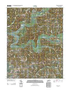 Knifley Kentucky Historical topographic map, 1:24000 scale, 7.5 X 7.5 Minute, Year 2013