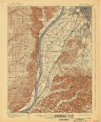 Kosmosdale Kentucky Historical topographic map, 1:62500 scale, 15 X 15 Minute, Year 1912