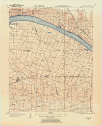 La Center Kentucky Historical topographic map, 1:62500 scale, 15 X 15 Minute, Year 1928