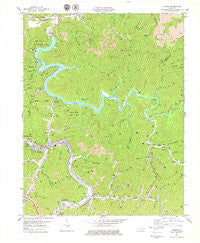 Lancer Kentucky Historical topographic map, 1:24000 scale, 7.5 X 7.5 Minute, Year 1978