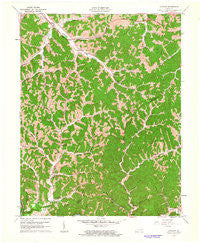 Landsaw Kentucky Historical topographic map, 1:24000 scale, 7.5 X 7.5 Minute, Year 1961