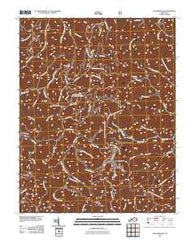 Leatherwood Kentucky Historical topographic map, 1:24000 scale, 7.5 X 7.5 Minute, Year 2011