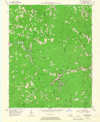 Leatherwood Kentucky Historical topographic map, 1:24000 scale, 7.5 X 7.5 Minute, Year 1954