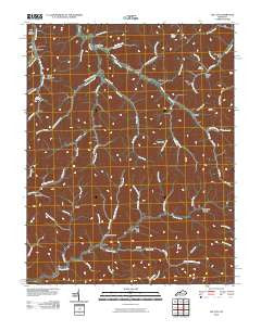 Lee City Kentucky Historical topographic map, 1:24000 scale, 7.5 X 7.5 Minute, Year 2010