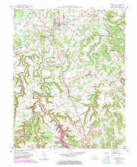 Lewisburg Kentucky Historical topographic map, 1:24000 scale, 7.5 X 7.5 Minute, Year 1951