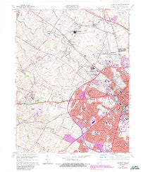 Lexington West Kentucky Historical topographic map, 1:24000 scale, 7.5 X 7.5 Minute, Year 1965