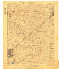 Lexington Kentucky Historical topographic map, 1:62500 scale, 15 X 15 Minute, Year 1929