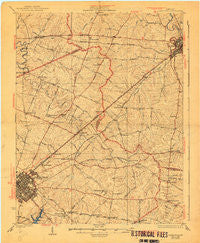 Lexington Kentucky Historical topographic map, 1:62500 scale, 15 X 15 Minute, Year 1929