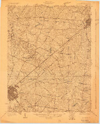 Lexington Kentucky Historical topographic map, 1:48000 scale, 15 X 15 Minute, Year 1927