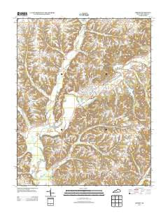 Liberty Kentucky Historical topographic map, 1:24000 scale, 7.5 X 7.5 Minute, Year 2013