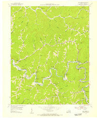 Lick Creek Kentucky Historical topographic map, 1:24000 scale, 7.5 X 7.5 Minute, Year 1954