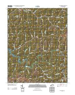 Lick Creek Kentucky Historical topographic map, 1:24000 scale, 7.5 X 7.5 Minute, Year 2013