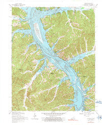 Linton Kentucky Historical topographic map, 1:24000 scale, 7.5 X 7.5 Minute, Year 1967