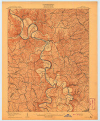 Lockport Kentucky Historical topographic map, 1:62500 scale, 15 X 15 Minute, Year 1908
