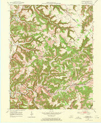 Lodiburg Kentucky Historical topographic map, 1:24000 scale, 7.5 X 7.5 Minute, Year 1953
