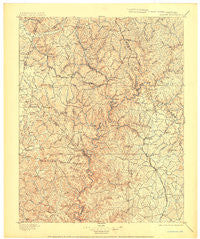London Kentucky Historical topographic map, 1:125000 scale, 30 X 30 Minute, Year 1897
