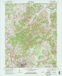 London Kentucky Historical topographic map, 1:24000 scale, 7.5 X 7.5 Minute, Year 1969