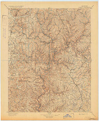 London Kentucky Historical topographic map, 1:125000 scale, 30 X 30 Minute, Year 1897
