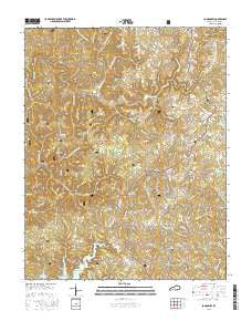 London SW Kentucky Current topographic map, 1:24000 scale, 7.5 X 7.5 Minute, Year 2016