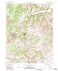 Loretto Kentucky Historical topographic map, 1:24000 scale, 7.5 X 7.5 Minute, Year 1953