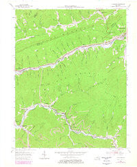 Louellen Kentucky Historical topographic map, 1:24000 scale, 7.5 X 7.5 Minute, Year 1954