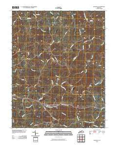 Mackville Kentucky Historical topographic map, 1:24000 scale, 7.5 X 7.5 Minute, Year 2010