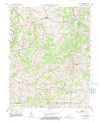 Mackville Kentucky Historical topographic map, 1:24000 scale, 7.5 X 7.5 Minute, Year 1953