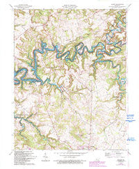 Madrid Kentucky Historical topographic map, 1:24000 scale, 7.5 X 7.5 Minute, Year 1963