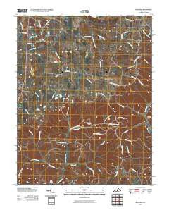 Magnolia Kentucky Historical topographic map, 1:24000 scale, 7.5 X 7.5 Minute, Year 2010