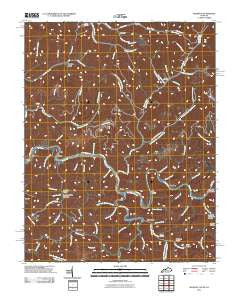 Majestic Kentucky Historical topographic map, 1:24000 scale, 7.5 X 7.5 Minute, Year 2011